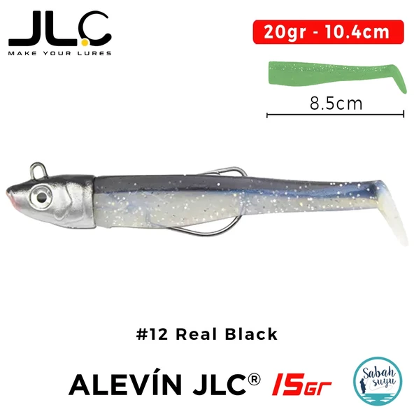 JLC Alevin Set 20gr 10.4cm #12 Real Black Silikon Balık ürün görseli 1