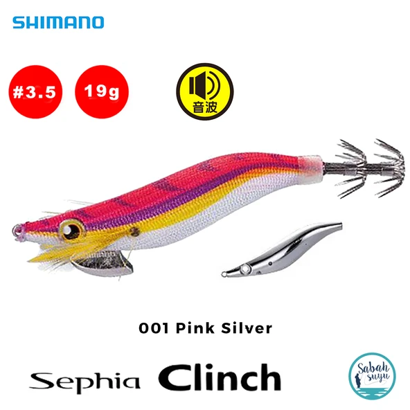 Shimano Sephia Clinch Excounter #3.5 19gr 001 Pink Silver Kalamar Zokası ürün görseli 1
