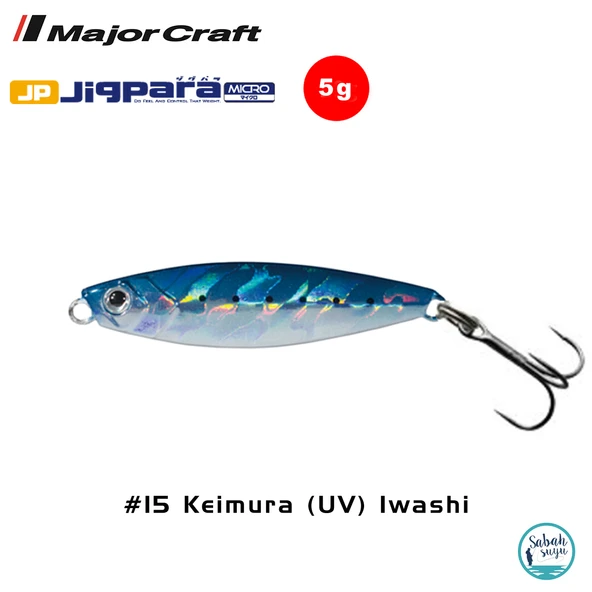 Major Craft Jigpara Micro JPM-5gr 35mm #15 Keimura (UV) Iwashi ürün görseli 1