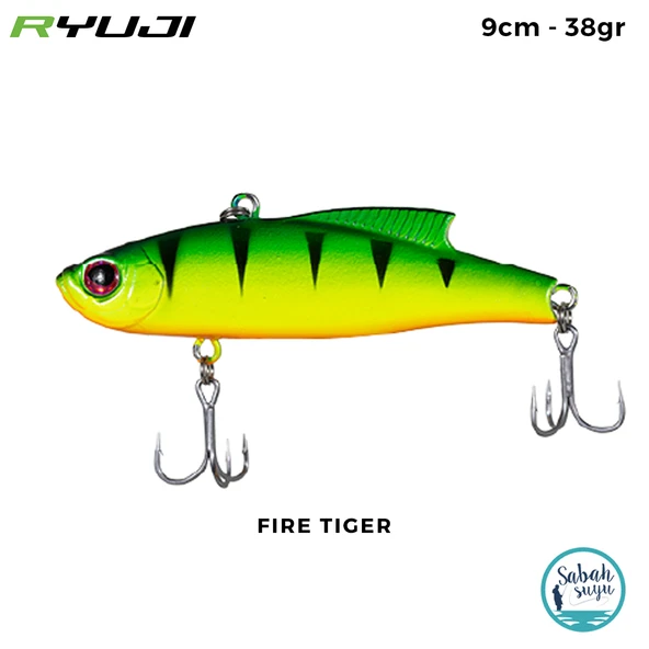 Ryuji Rock VIB Vibrasyon Jig 9cm 38gr Fire Tiger ürün görseli 1