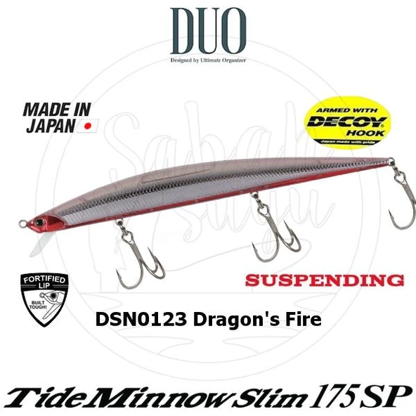 Duo Tide Minnow Slim 175SP DSN0123 Dragon's Fire ürün görseli 1