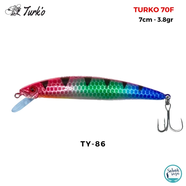 Turko 70mm 3.8gr Maket Balık TY-86 ürün görseli 1