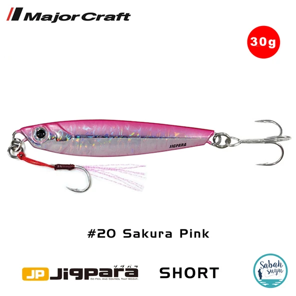 Major Craft Jigpara Short JPS-30gr 70mm #20 Sakura Pink ürün görseli 1