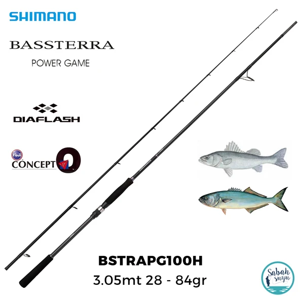 Shimano Bassterra A 100H Power Game 3.05mt 28-84gr (2P) Spin Kamış ürün görseli 1