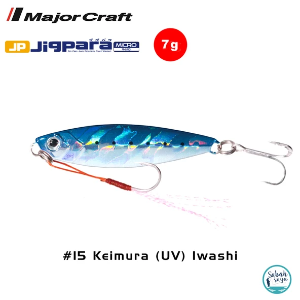 Major Craft Jigpara Micro JPM-7gr 40mm #15 Keimura (UV) Iwashi ürün görseli 1