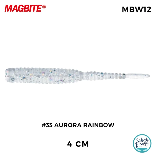Magbite Stan 4cm #33 Aurora Rainbow Kokulu Silikon Yem (8 Adet) ürün görseli 1