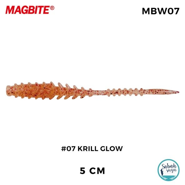 Magbite Vacuum Ring 5cm #07 Krill Glow Kokulu Silikon Yem (8 Adet) ürün görseli 1