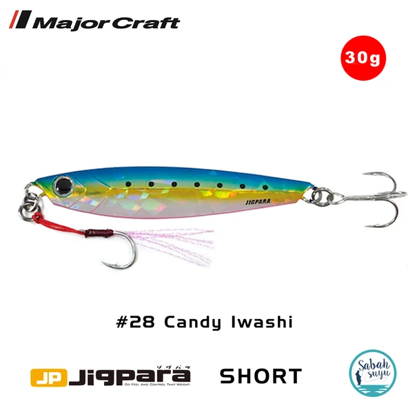 Major Craft Jigpara Short JPS-30gr 70mm #28 Candy Iwashi ürün görseli 1