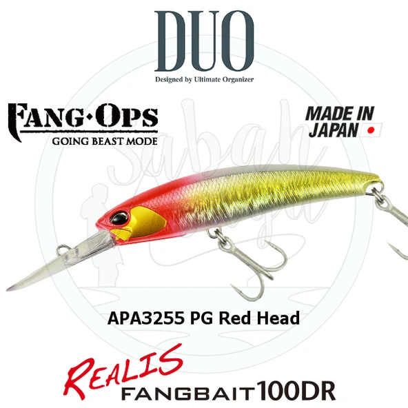 Duo Realis Fang Bait 100DR APA3255 PG Red Head ürün görseli 1