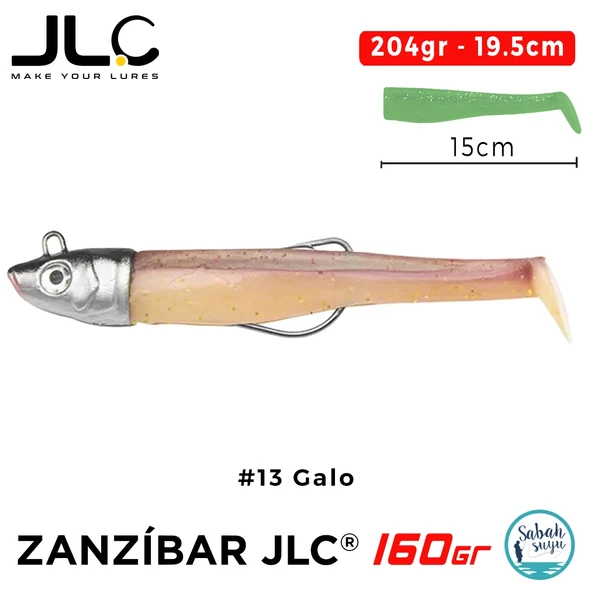 JLC Zanzibar 160 Set 204gr 19.5cm #13 Galo Silikon Balık ürün görseli 1