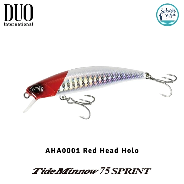 Duo Tide Minnow 75 Sprint AHA0001 Red Head Holo ürün görseli 1