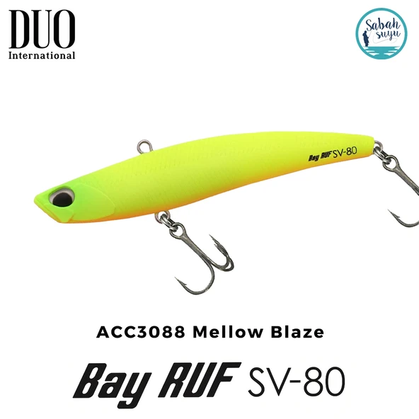 Duo Bay Ruf SV 80 8cm 15gr ACC3088 Mellow Blaze Vibrasyon Maket Balık ürün görseli 1