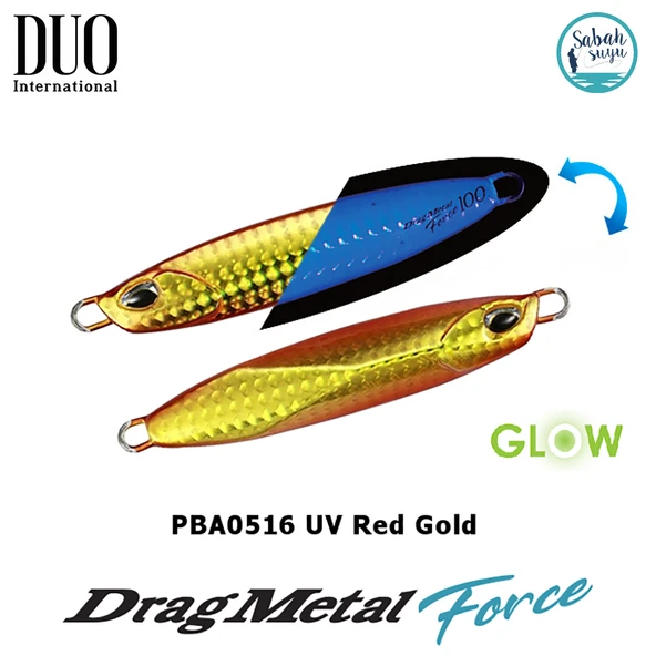 Duo Drag Metal Force Jig 120gr. 90mm PBA0516 UV Red Gold ürün görseli 1