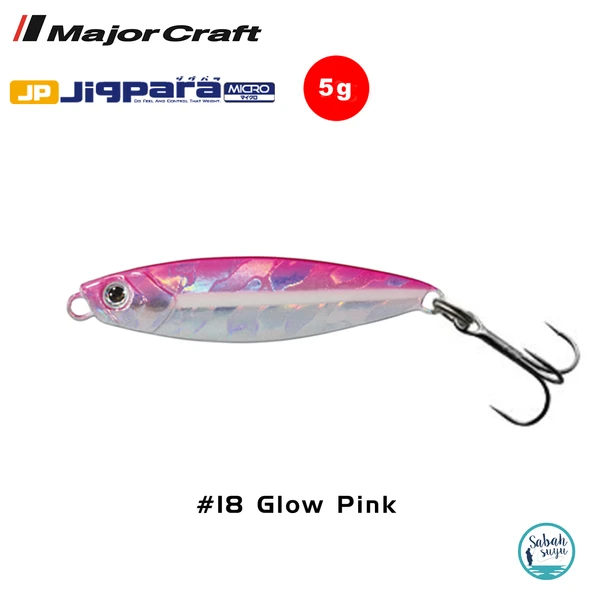Major Craft Jigpara Micro JPM-5gr 35mm #18 Glow Pink ürün görseli 1