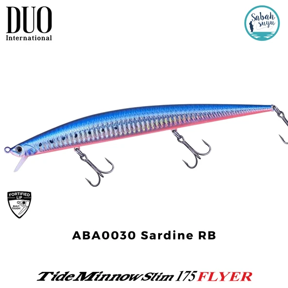 Duo Tide Minnow Slim 175 FLYER ABA0030 Sardine RB ürün görseli 1