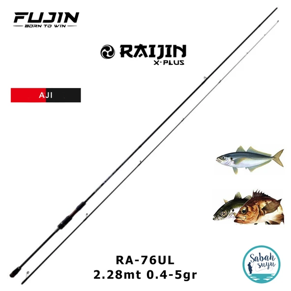 Fujin Raijin RA-76UL X-Plus AJI 2.28mt 0.4-5gr (2P) LRF Kamış ürün görseli 1