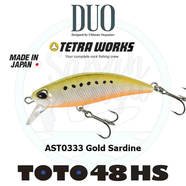 Duo Tetra Works Toto 48HS AST0333 Gold Sardine ürün görseli 1