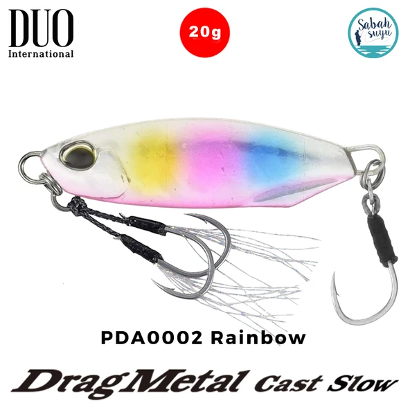Duo Drag Metal Cast Slow Jig 20gr. PDA0002 Rainbow ürün görseli 1