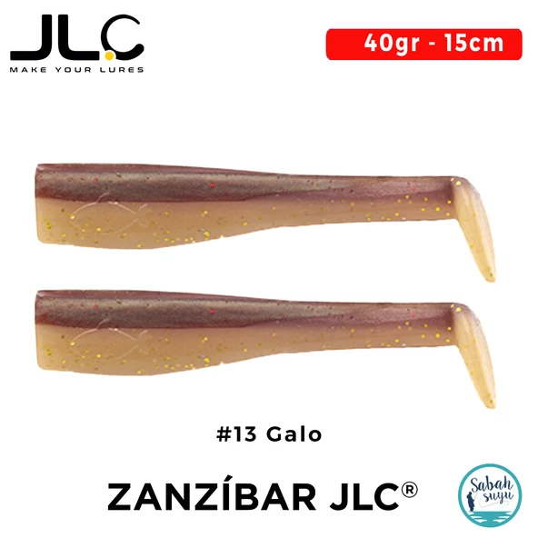 JLC Zanzibar 15cm 40gr #13 Galo Silikon Kuyruk (2 Adet) ürün görseli 1