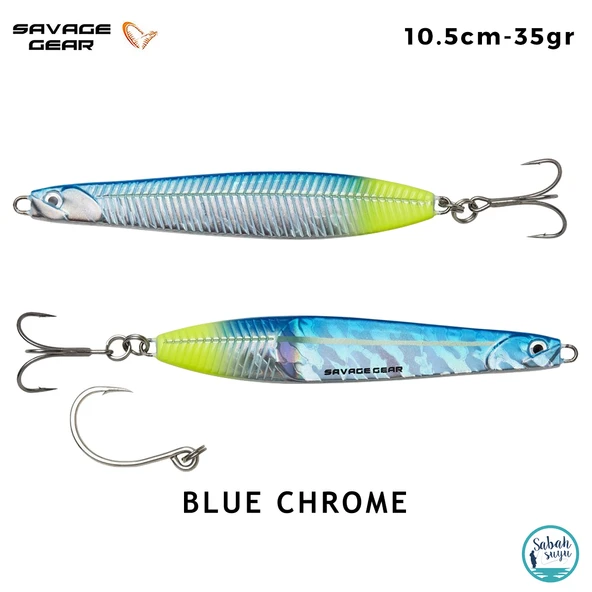 Savage Gear Surf Seeker 10.5cm 35gr Kaşık Yem Blue Chrome ürün görseli 1