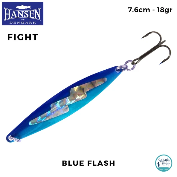 Hansen Fight Kaşık 7.6cm 18gr Blue Flash ürün görseli 1
