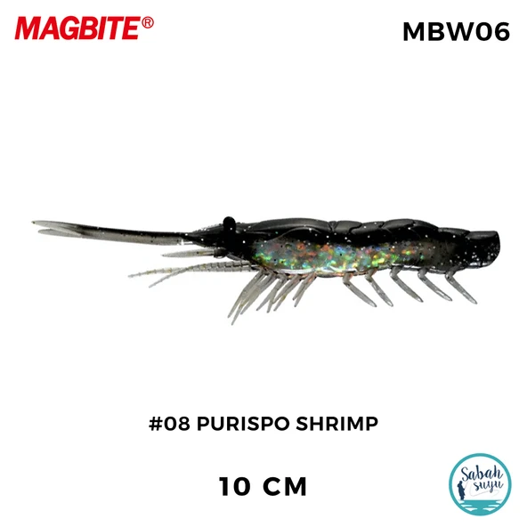 Magbite Snatch Bite Shrimp 10cm #08 Purispo Shrimp (4 Adet) ürün görseli 1