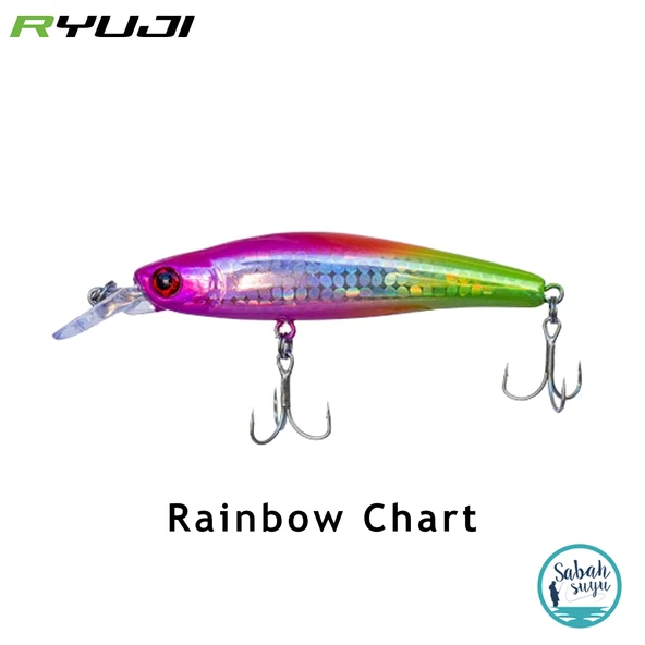 Ryuji Bubble Bait 8cm 12gr Sahte Balık Rainbow Chart ürün görseli 1