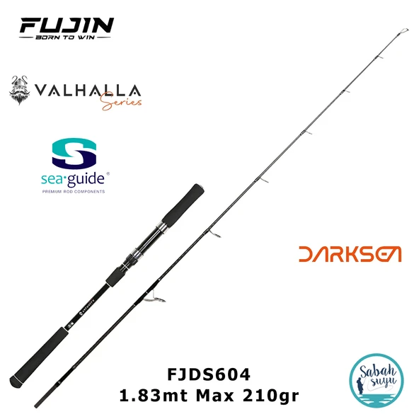 Fujin Valhalla Darksea FJDS604 1.83mt 210gr (S2P) Jigging Kamış ürün görseli 1