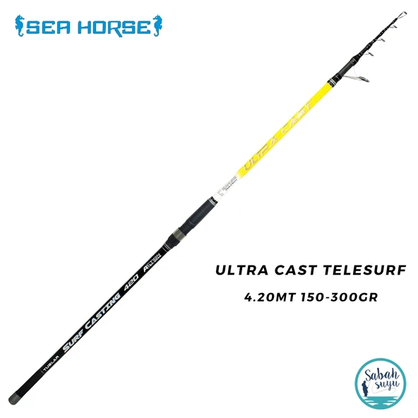 Sea Horse Ultra Cast Surf 4.20mt 150-300gr Teleskopik Surf Kamış ürün görseli 1