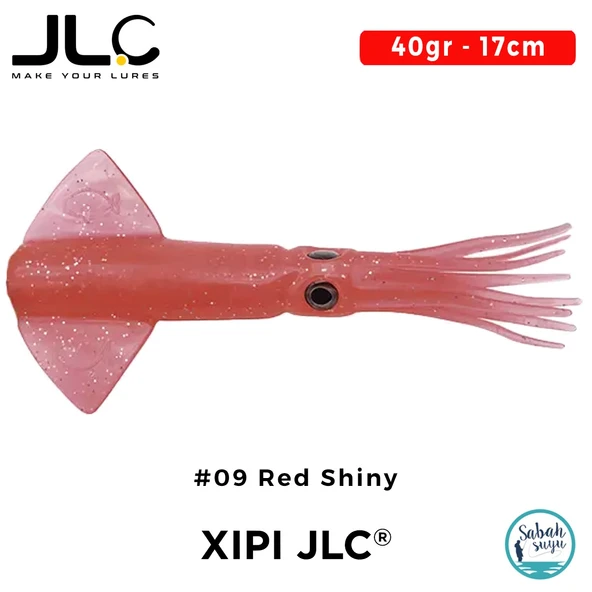 JLC Xipi Yedek Gövde 17cm 40gr #09 Red Shiny Silikon Kalamar ürün görseli 1