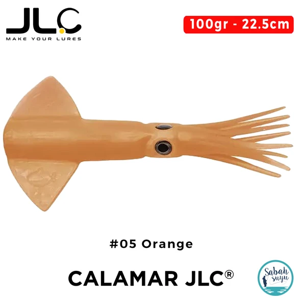 JLC Calamar Yedek Gövde 22.5cm 100gr #05 Orange Silikon Kalamar ürün görseli 1