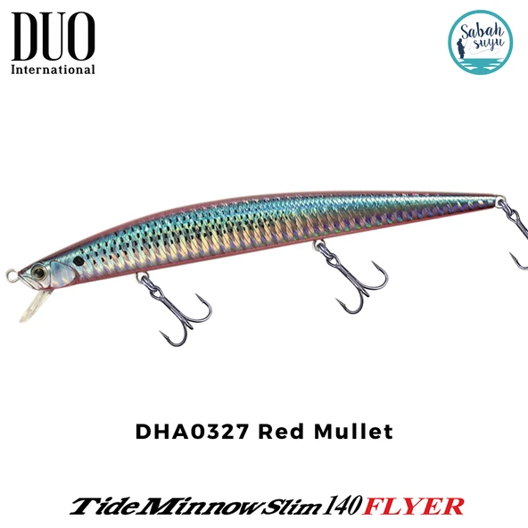 Duo Tide Minnow Slim 140 FLYER DHA0327 Red Mullet ürün görseli 1