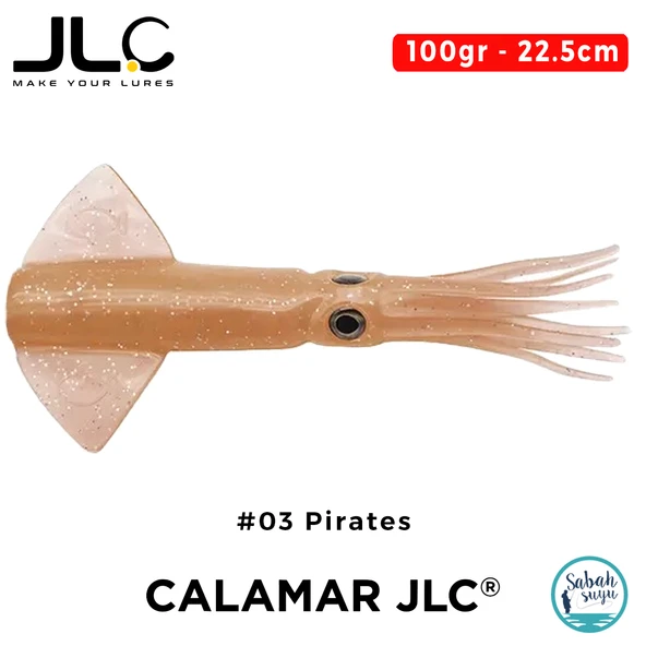JLC Calamar Yedek Gövde 22.5cm 100gr #03 Pirates Silikon Kalamar ürün görseli 1