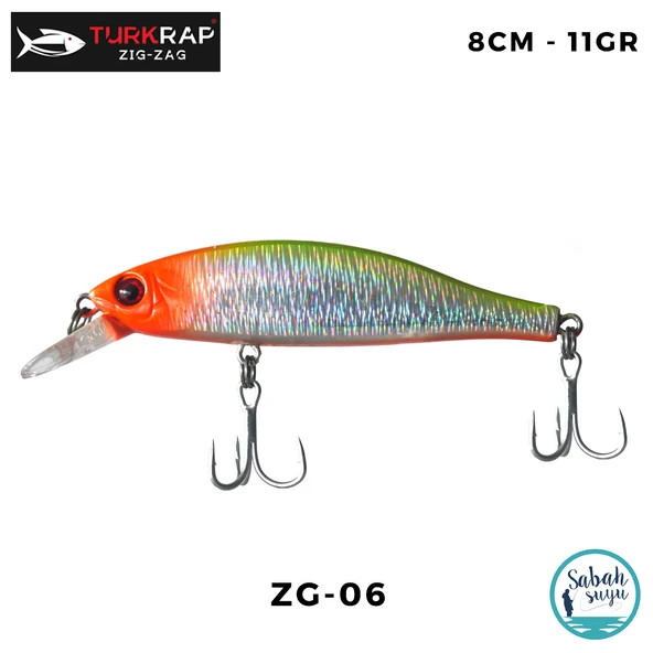 Turkrap Zig-Zag 80S 8cm 11gr ZG-06 ürün görseli 1
