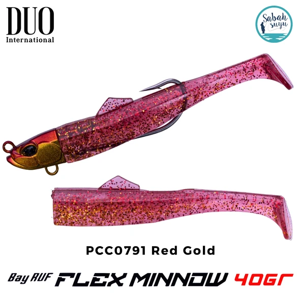 Duo Bay Ruf Flex Minnow ZN 40gr 16.5cm Combo (2+1) PCC0791 Red Gold ürün görseli 1