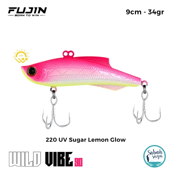 Fujin Wild Vibe 9cm 34gr Vibrasyon Suni Yem 220 UV Sugar Lemon Glow ürün görseli 1