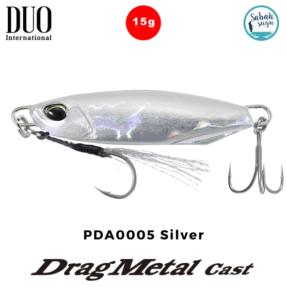 Duo Drag Metal Cast Jig 15gr. PDA0005 Silver ürün görseli 1