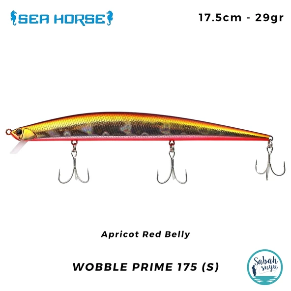 Sea Horse Wobble Prime 175 (S) 17.5cm 29gr Apricot Red Belly ürün görseli 1