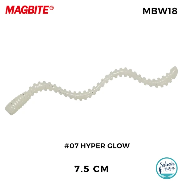 Magbite Tai Rubber Bug 7.5cm #07 Hyper Glow Kokulu Silikon Kurt (5 Adet) ürün görseli 1
