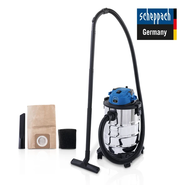 Scheppach VC25 Islak Kuru Elektrikli Süpürge 1200 W 25 Lt - 5907745901 ürün görseli 1