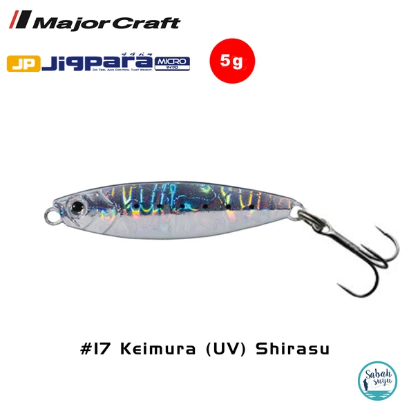Major Craft Jigpara Micro JPM-5gr 35mm #17 Keimura (UV) Shirasu ürün görseli 1