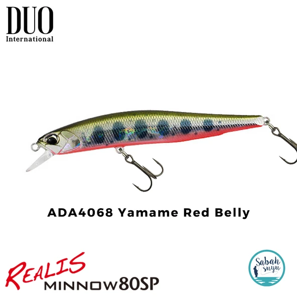 Duo Realis Minnow 80SP ADA4068 Yamame Red Belly ürün görseli 1