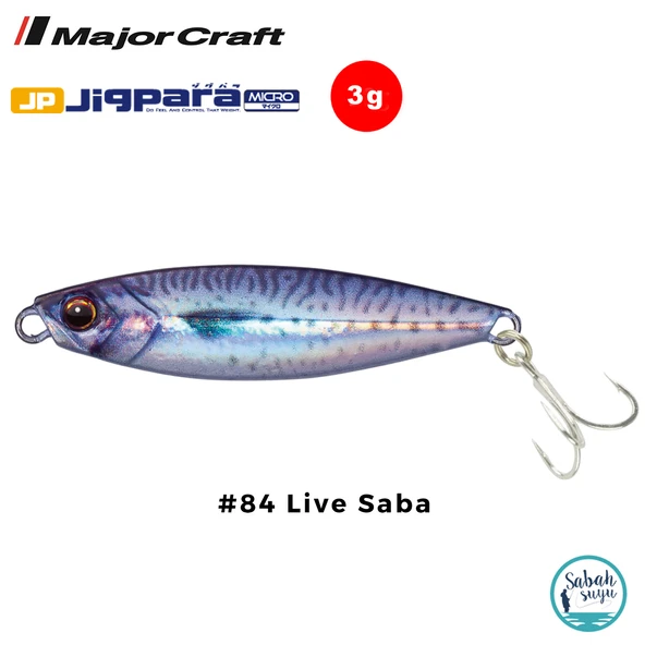 Major Craft Jigpara Micro JPM-3gr 30mm #84 Live Saba ürün görseli 1