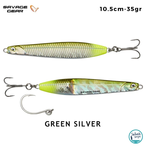 Savage Gear Surf Seeker 10.5cm 35gr Kaşık Yem Green Silver ürün görseli 1