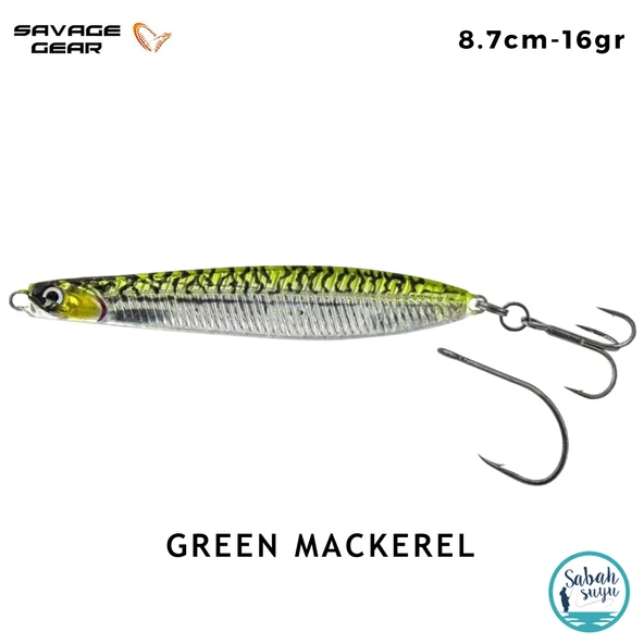 Savage Gear Seeker ISP 87mm 16gr Kaşık Yem Green Mackerel ürün görseli 1