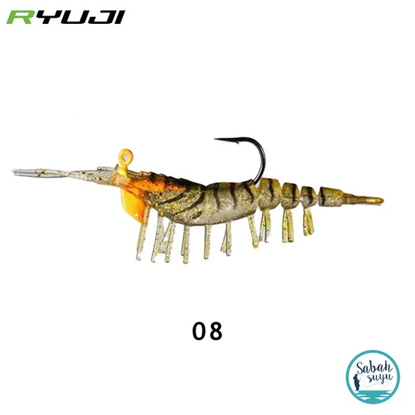Ryuji Ayu Shrimp 7.5cm 7.2gr Silikon Karides 08 ürün görseli 1