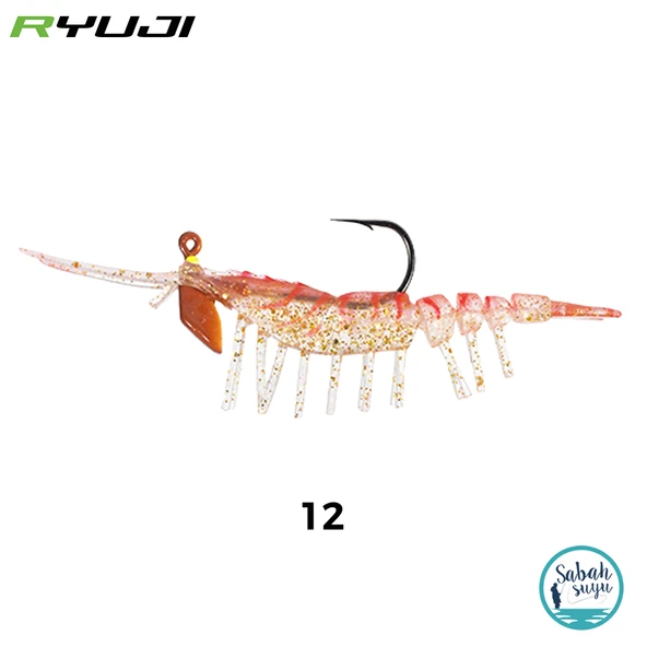 Ryuji Ayu Shrimp 7.5cm 7.2gr Silikon Karides 12 ürün görseli 1