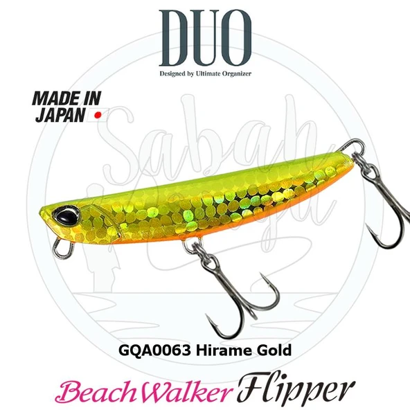 Duo Beach Walker Flipper 32 Jig Sahte Yem GQA0063 Hirame Gold ürün görseli 1