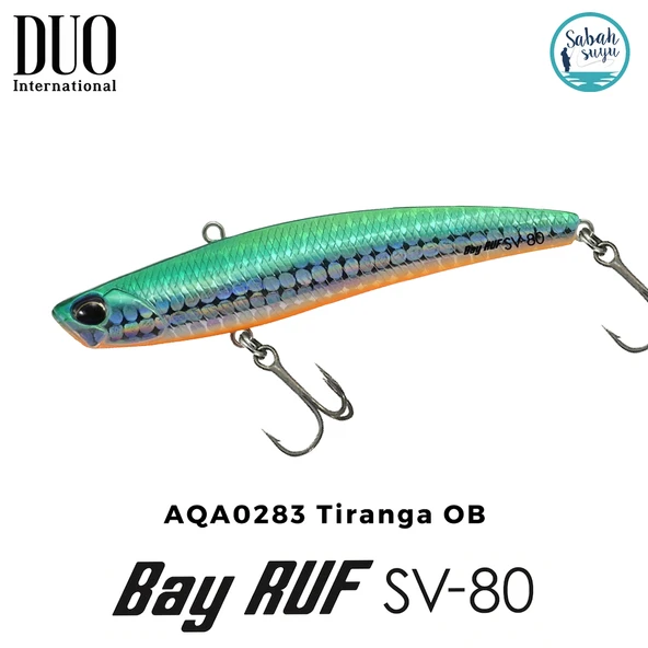 Duo Bay Ruf SV 80 8cm 15gr AQA0283 Tiranga OB Vibrasyon Maket Balık ürün görseli 1