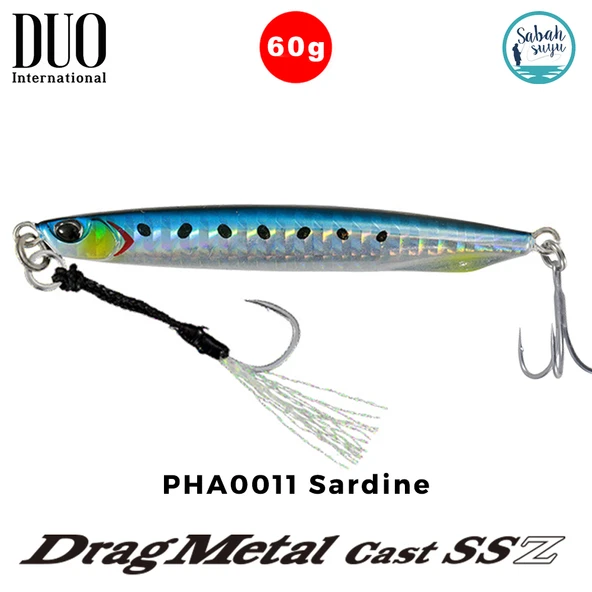 Duo Drag Metal Cast Super Slim SSZ Jig 60Gr. PHA0011 Sardine ürün görseli 1
